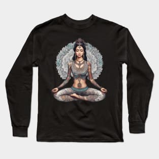 Buddhist Meditation Long Sleeve T-Shirt